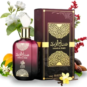 Perfume Feminino Sabah Al Ward Al Wataniah Fragrância Doce Árabe - Com Selo Original Eau Parfum